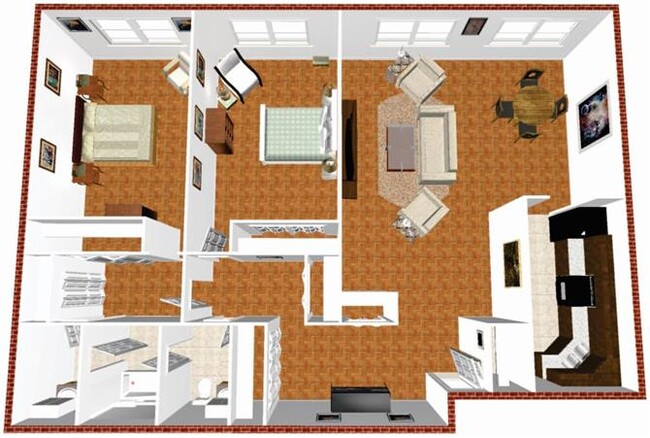 Floorplan - Serrano Apartments