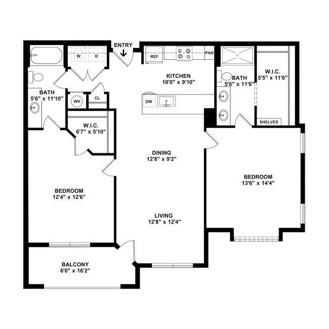 Floorplan - Treadway at New Trails Apartments