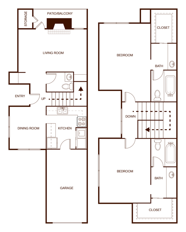 Floorplan - Oaks of Arlington