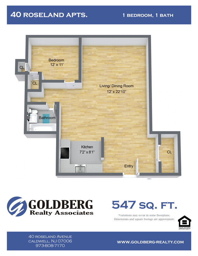 Floorplan - 40 Roseland Avenue