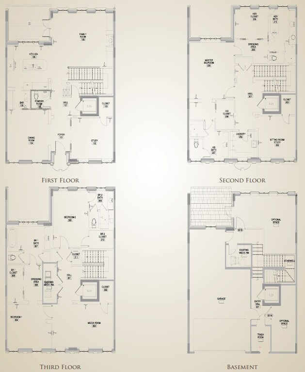 4BR/4.5BA - Regents Park at Peachtree Battle