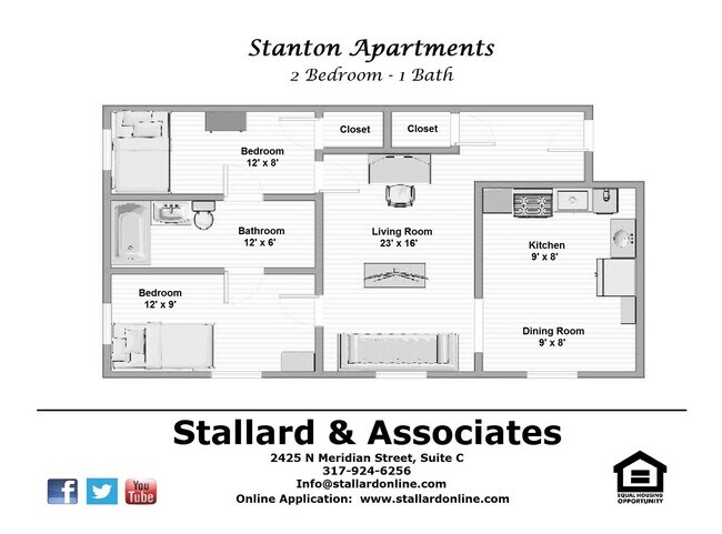 Floorplan - Stanton Apartments