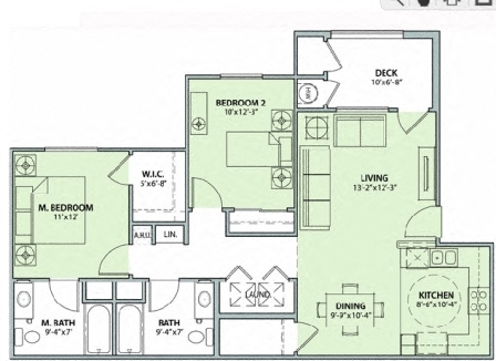 Floorplan - Legacy Crossing I & II