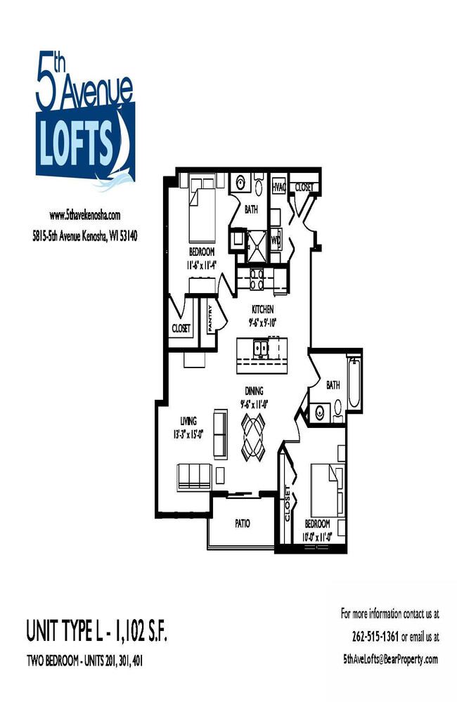 Floorplan - 5th Avenue Lofts