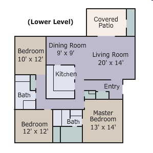 3BR/2BA - 9000 Westfield Apartments