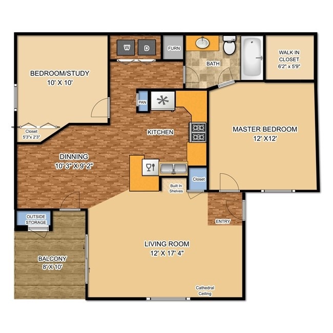 Cambridge Full Deluxe - Patterson Place Apartments