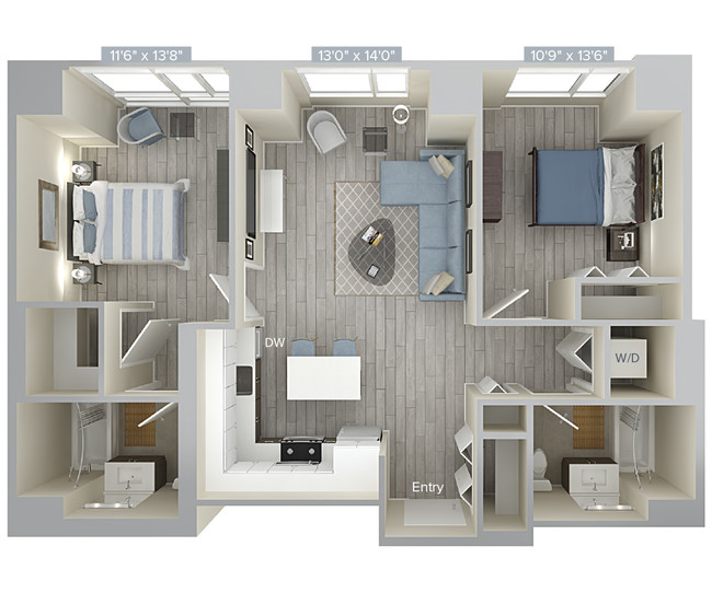 Floorplan - Avalon Brooklyn Bay