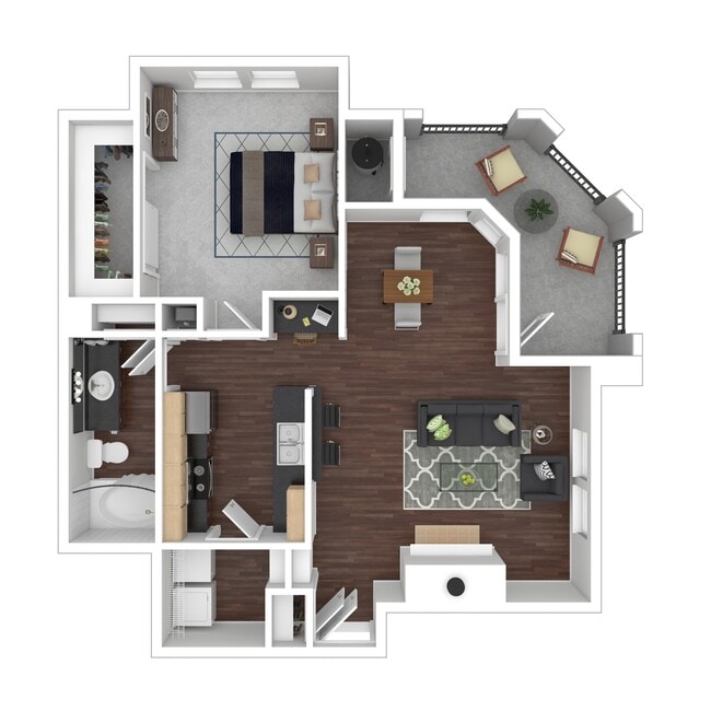 Floorplan - Parkview Terraces Apartment Homes