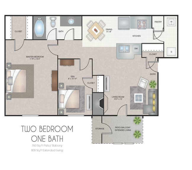 Floorplan - Eagle’s Point Apartment Homes