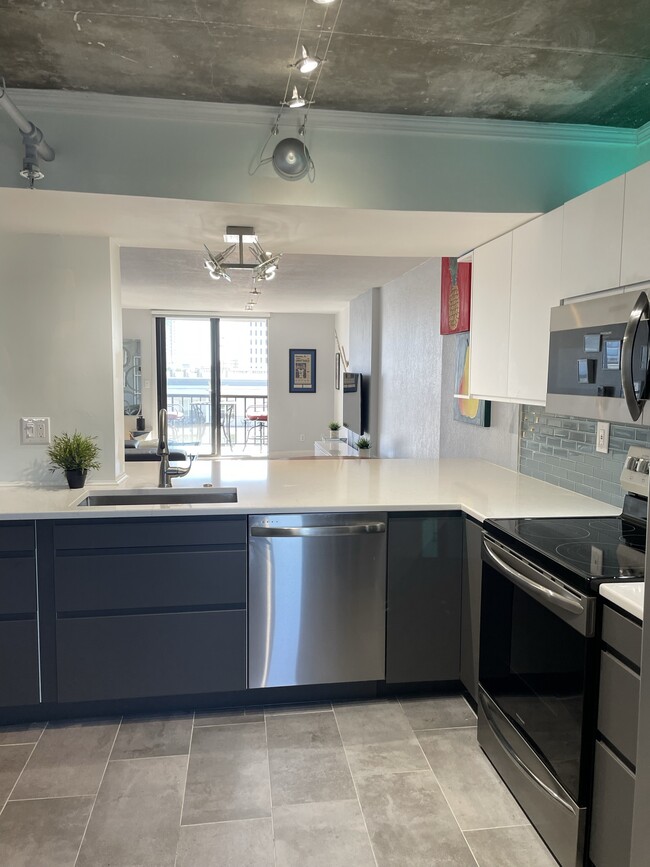 Kitchen towards living room - 201 W Laurel St