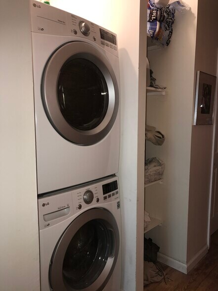 Washer dryer in living level (second floor) - 3626 10th St NW