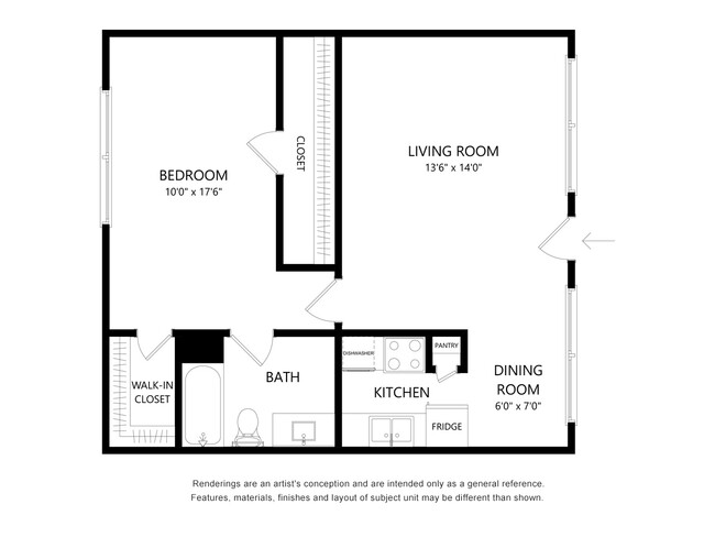 Floorplan - The Ace Apartments