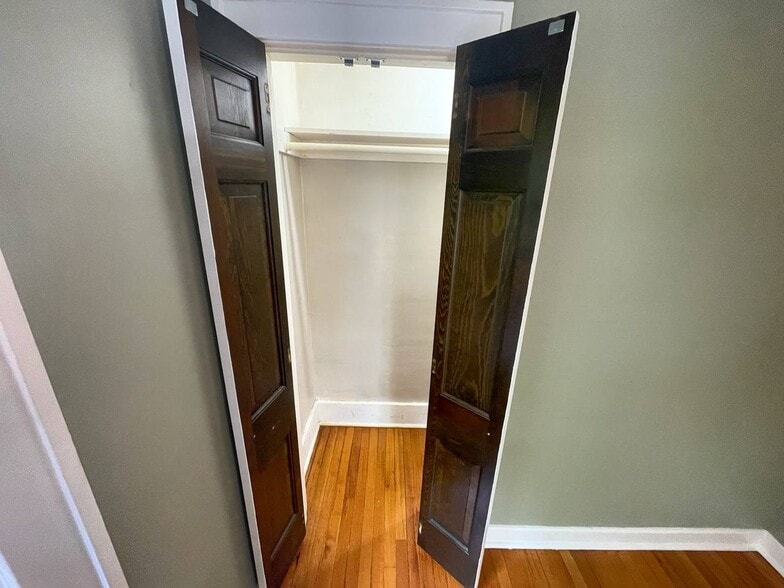 Bedroom closet with light - 4538 Colfax Ave N
