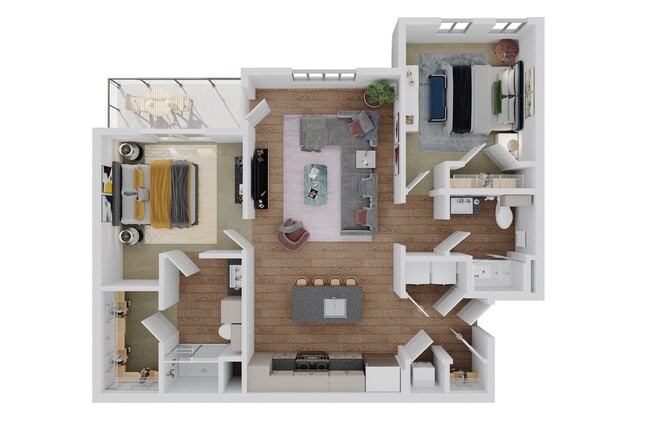 Floorplan - The Garrison Luxury Apartments