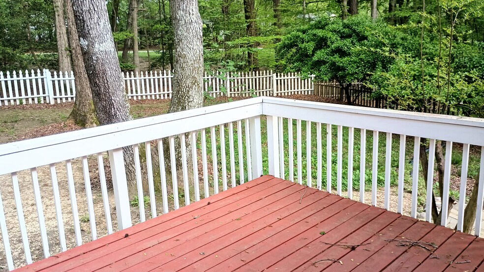 Large fenced-in back yard - 5505 Standing Oak Pl