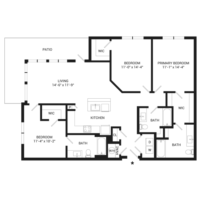 Floorplan - Vue at The Quarter