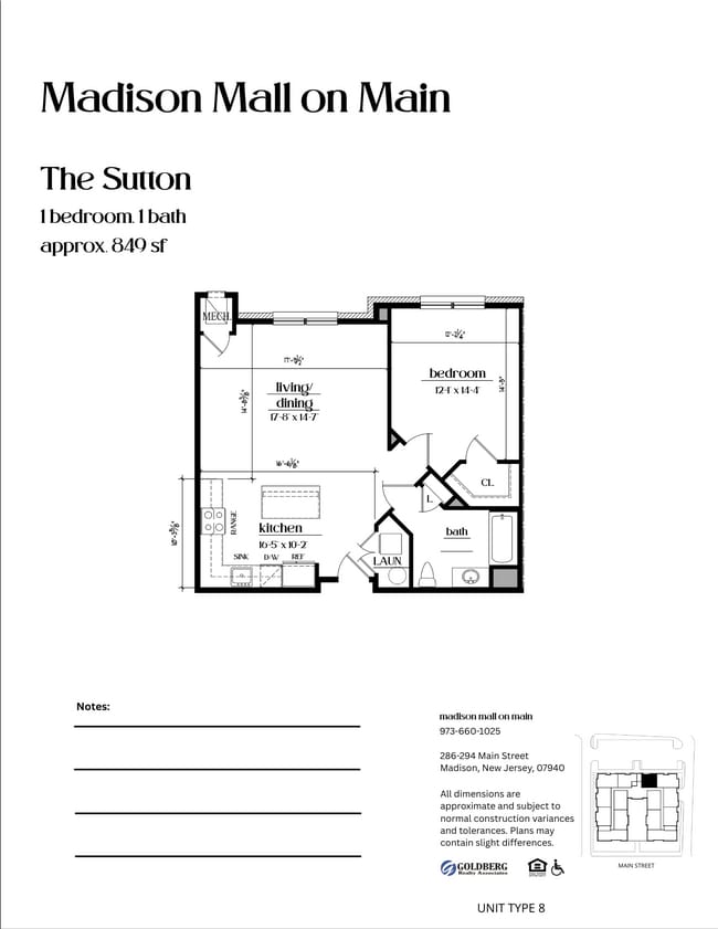 Floorplan - Madison Mall on Main Luxury Apartments