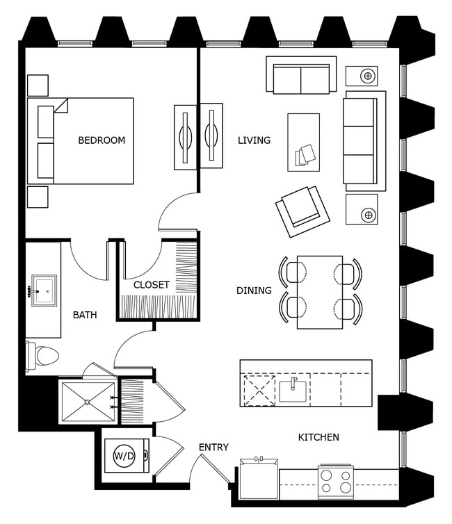 Floorplan - Sky On Main