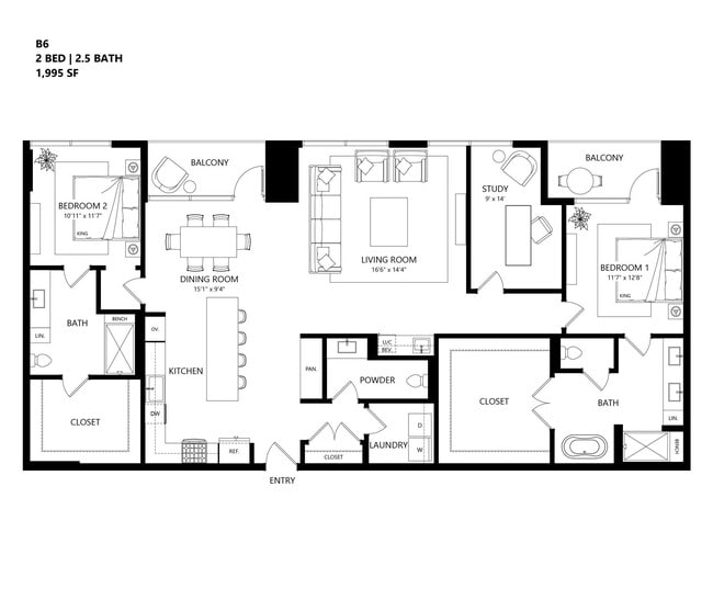 Floorplan - Bosque Residences