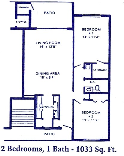 2BR/1BA - SSET