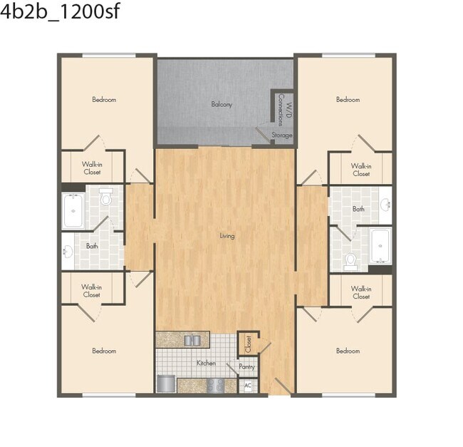 Floorplan - Timbercreek Apartments