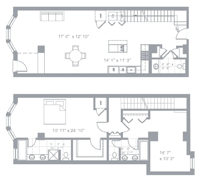 2BR/2.5BA - Watermark Condos