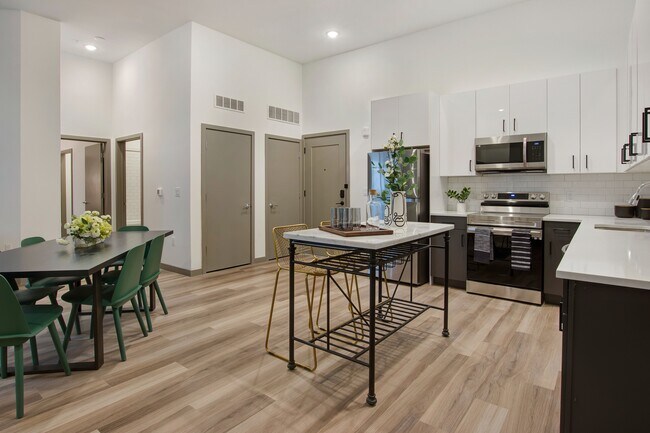 From wood plank floors to 9’ ceilings, our interiors are refreshing, relaxing, and ready to welcome you home. - Modera Berkeley Heights