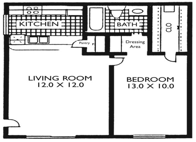 1BR/1BA - The Summit at Midtown