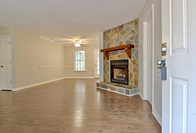 Living Room with Fireplace - 20 Homeport Dr