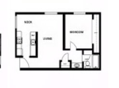 1BR/1BA - Windmill Place Apartments