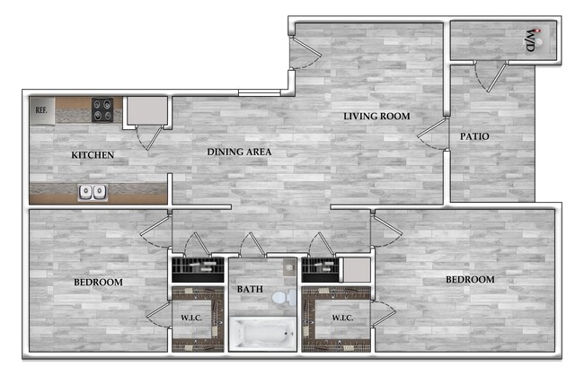 812 sf - Rockridge Park Apartments