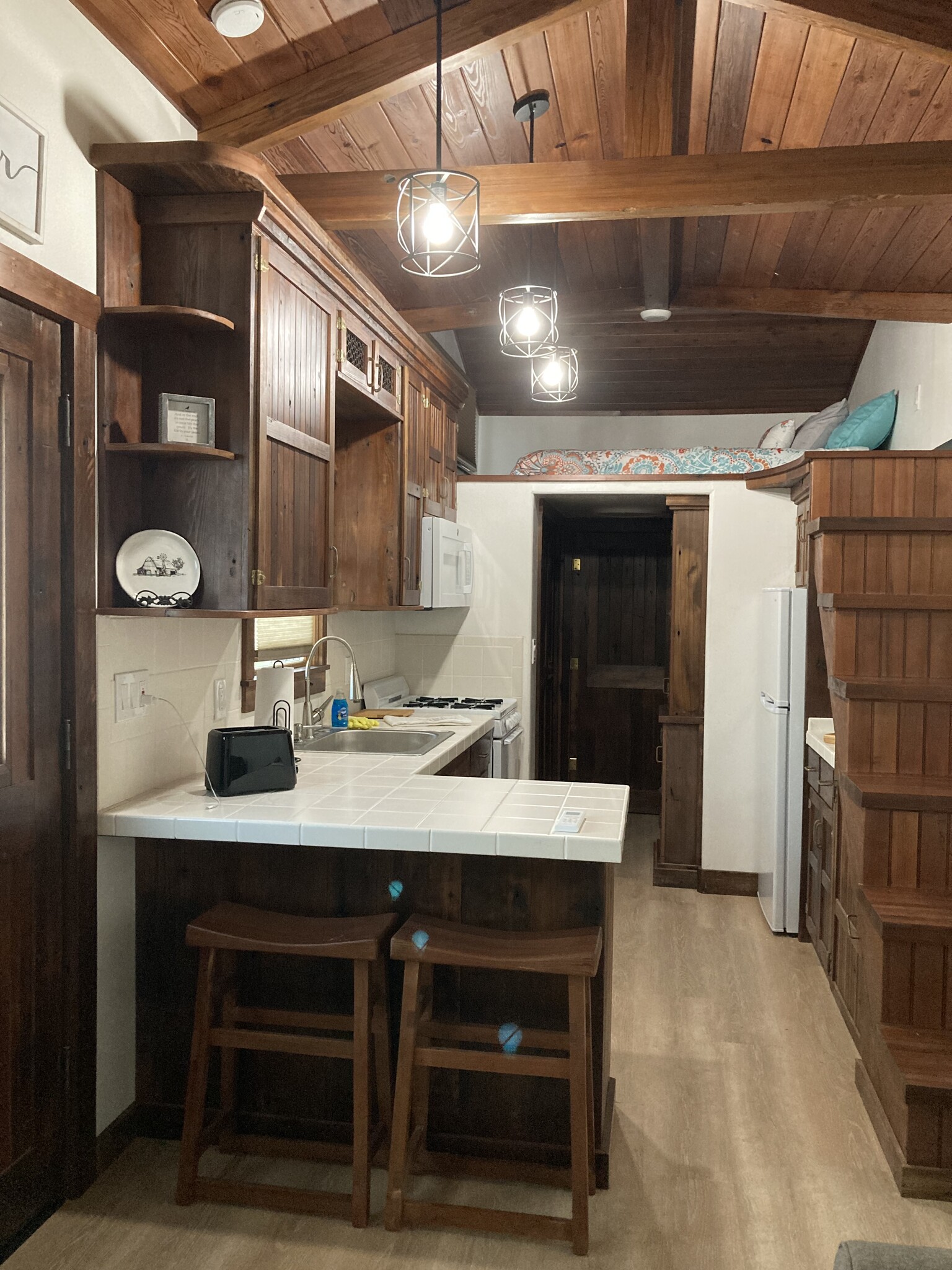 Kitchen- hardwood floors throughout - 9224 Crows Landing Rd