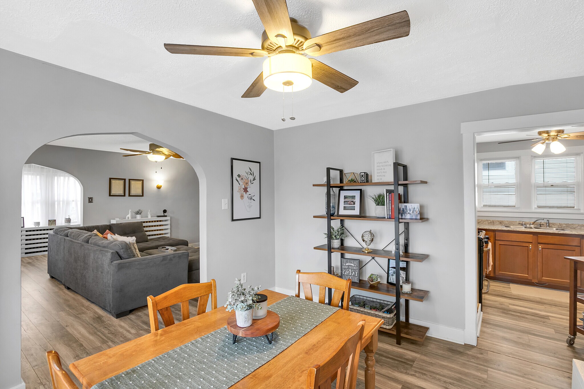 Conveniently located between the living room and kitchen for easy entertaining. - 203 Richbarn