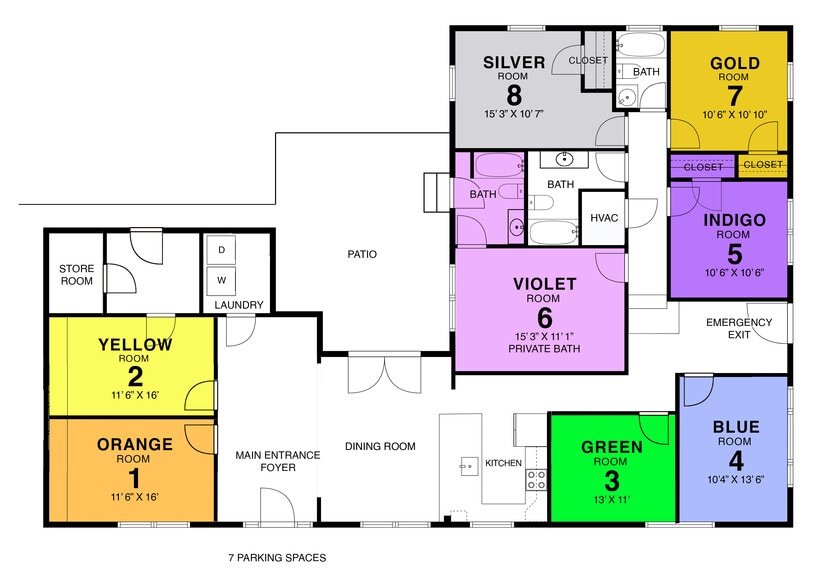 Select availible room - 431 Arlington Rd N