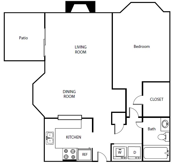 Floorplan - Lake Village West Apartments