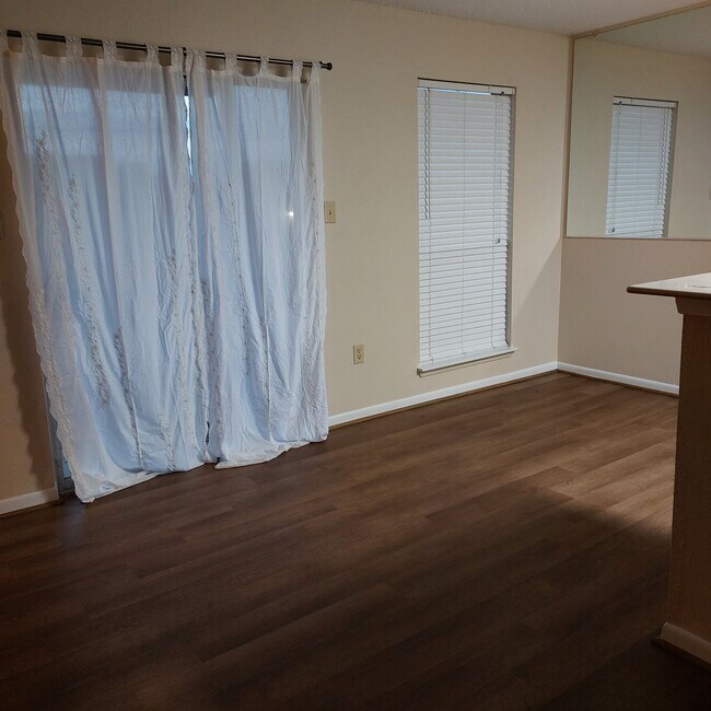 Living room with curtain - 260 El Dorado Blvd