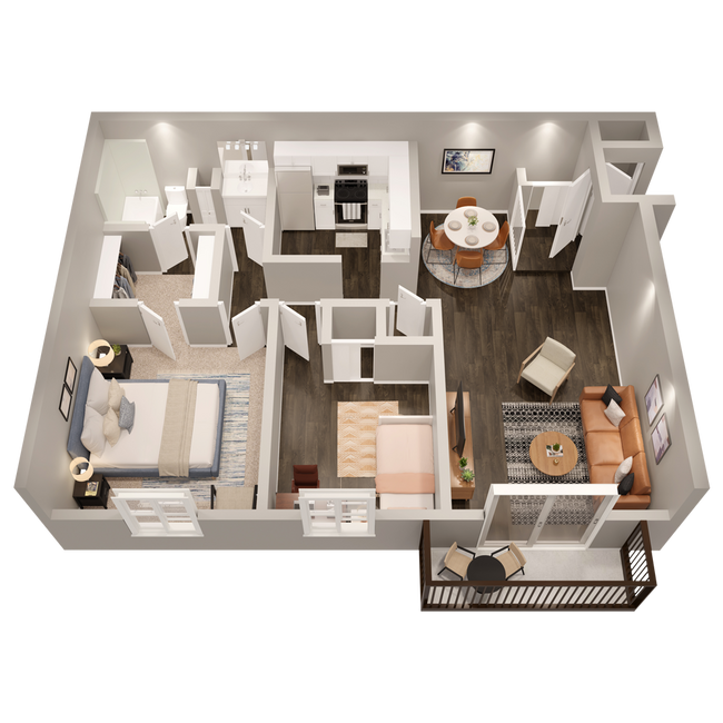 Floorplan - Lakeside at Wheaton Apartments