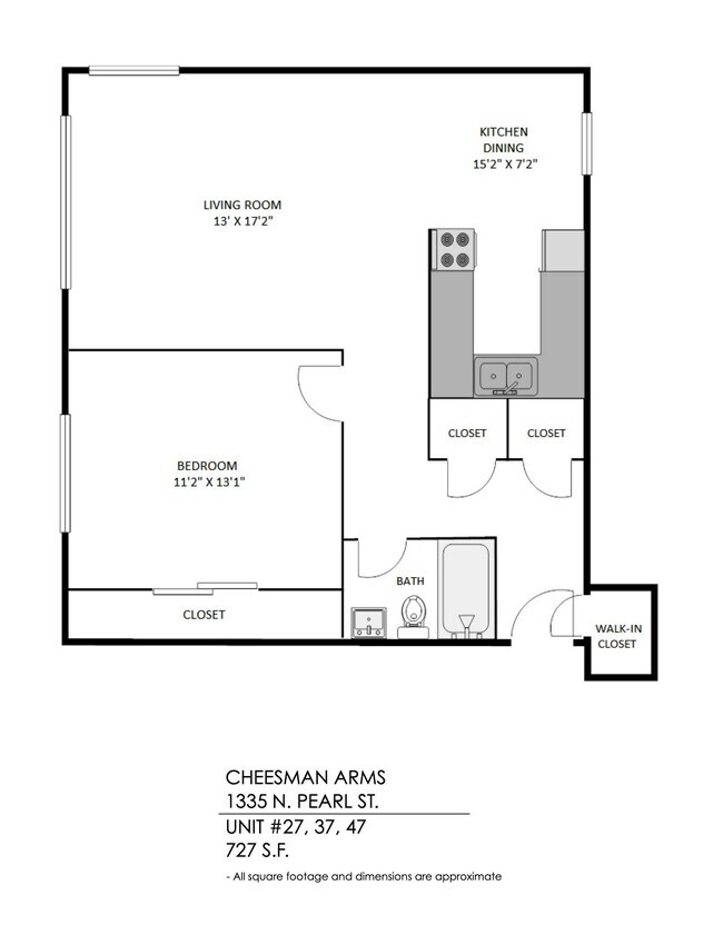 Floorplan - Cheesman Arms