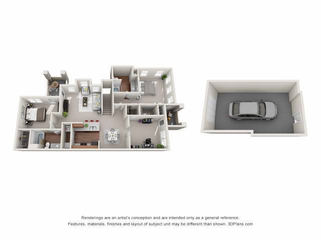 Floorplan - Ravello Townhomes