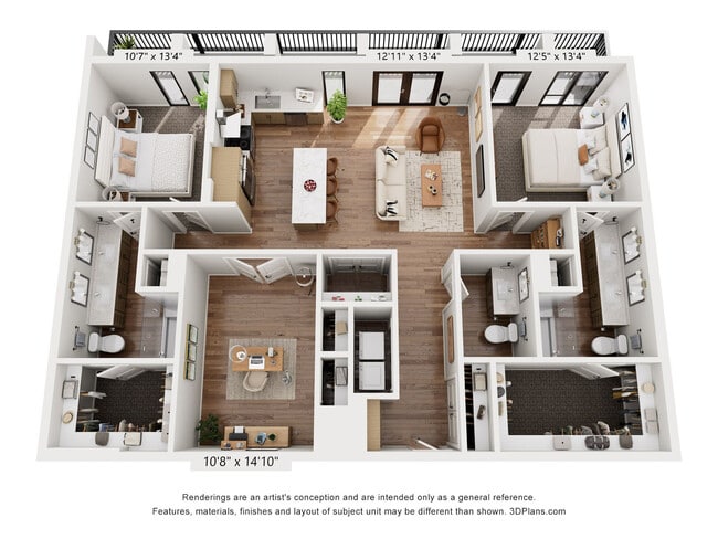 Floorplan - 2800 Taylor
