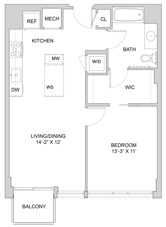 Floorplan - The Modern at Art Place