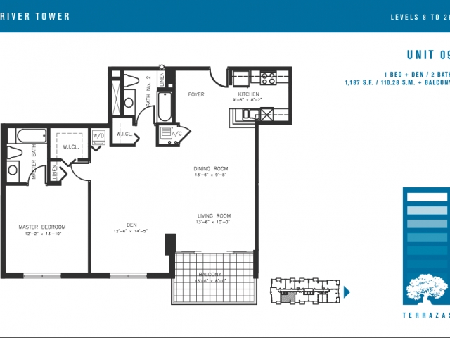 Floorplan - Terrazas River Park Village Apartments