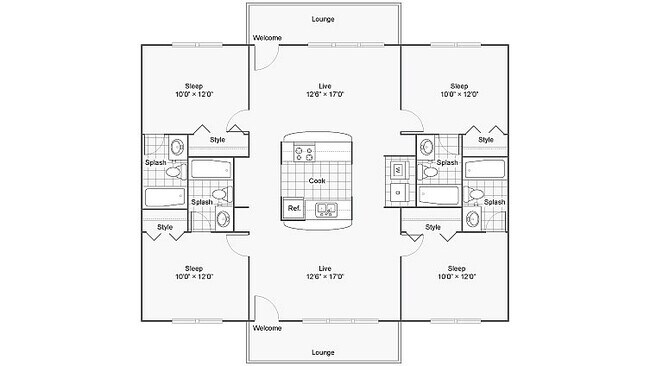 4x4-The Quad-no-furniture - The Social SMTX®