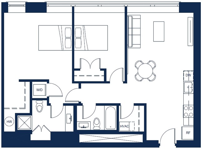 2BR/2BA - Wharton Street Lofts