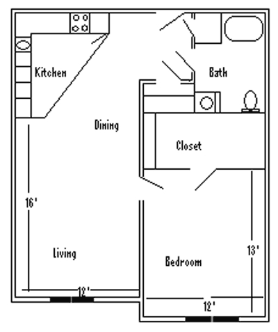 1BR/1BA - Carleton Crossing