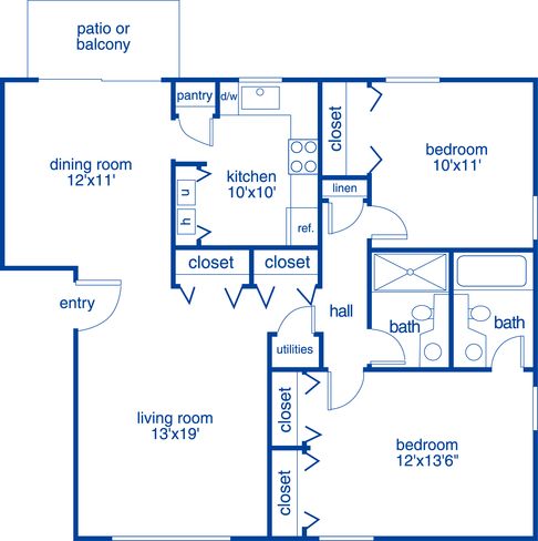 Floorplan - Merrick Place