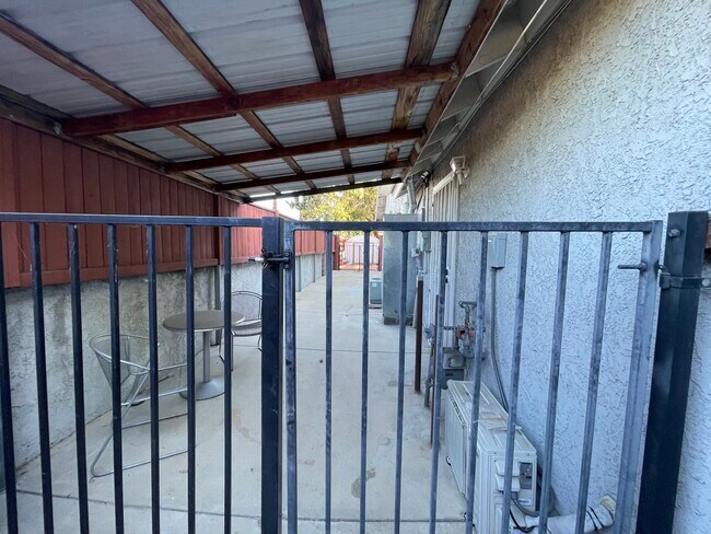 Second security gate - 22002 Prairie St