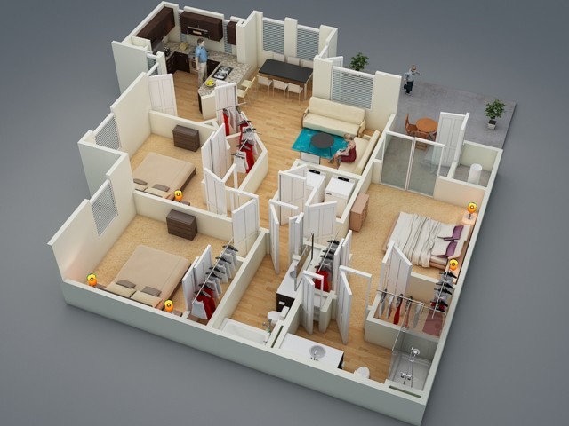 C1 Floor Plan - Liv Avenida