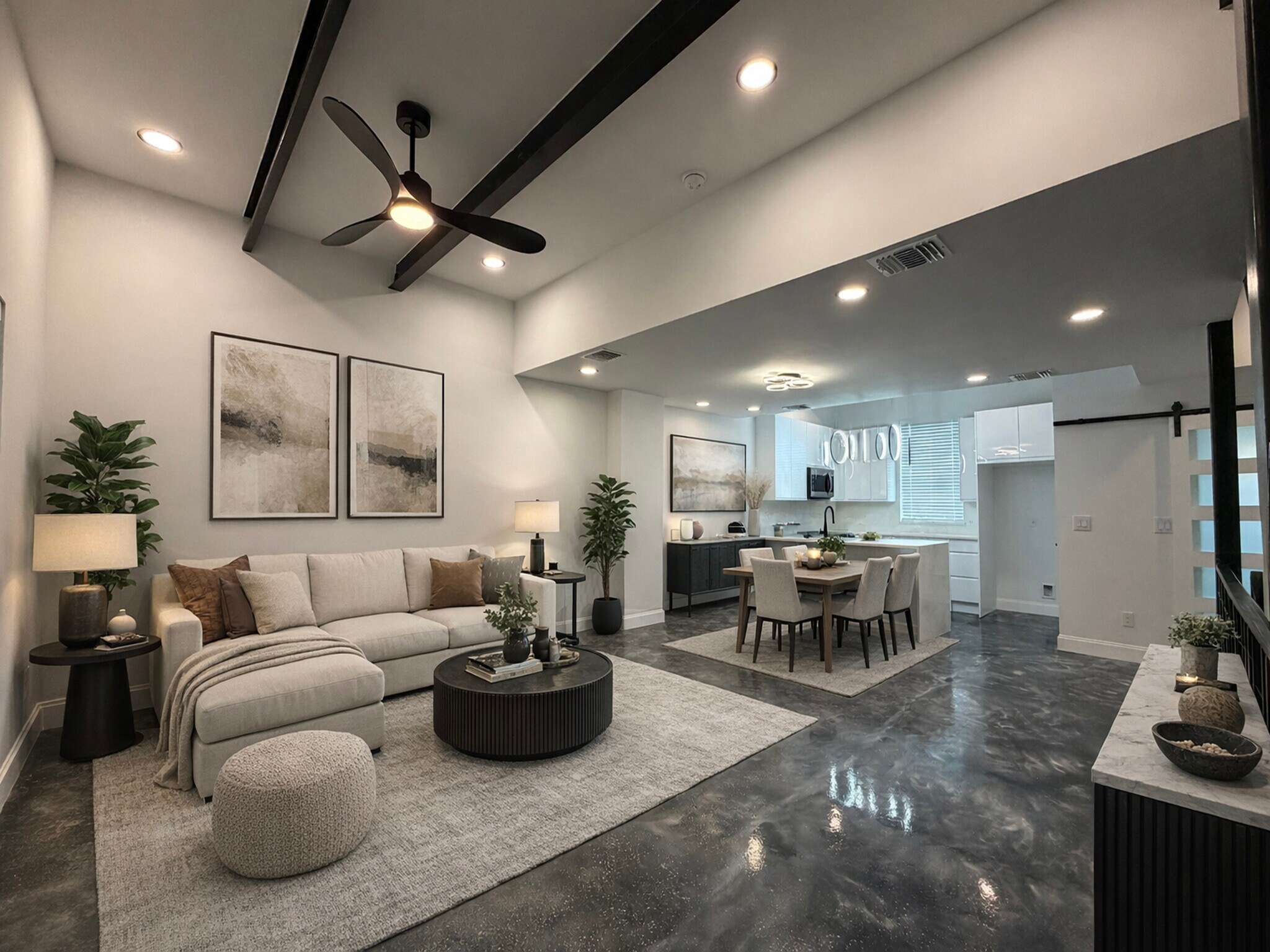 Digitally Staged - 222 S Olive St