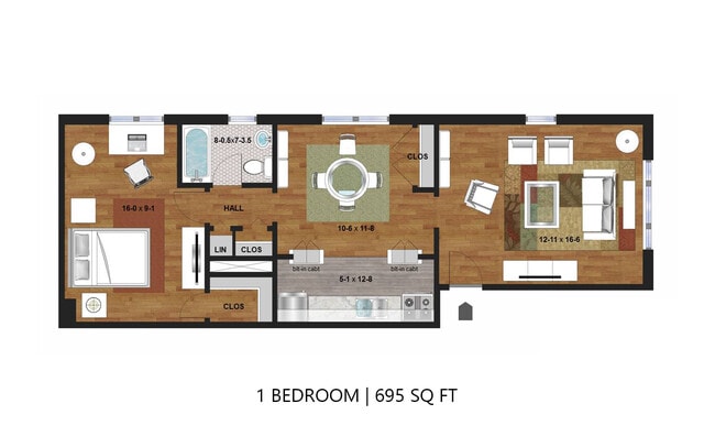 Floorplan - Emerson Apartments